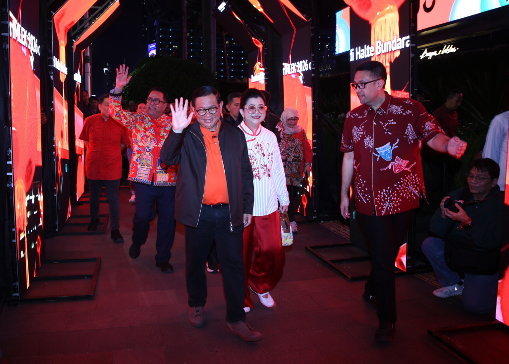 Pemprov DKI Gelar Jakarta Light Festival dalam sambut perayaan Tahun Baru Imlek 2577 Kuda Api (Ashar/SinPo.id)