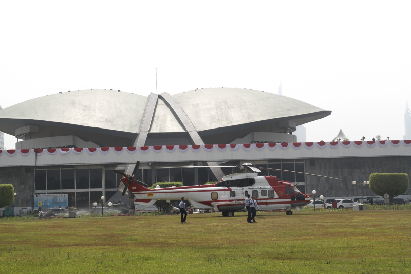 Pengamanan ketat di Gedung Kura-Kura DPR RI Sidang Tahunan (Ashar/SinPo.id)