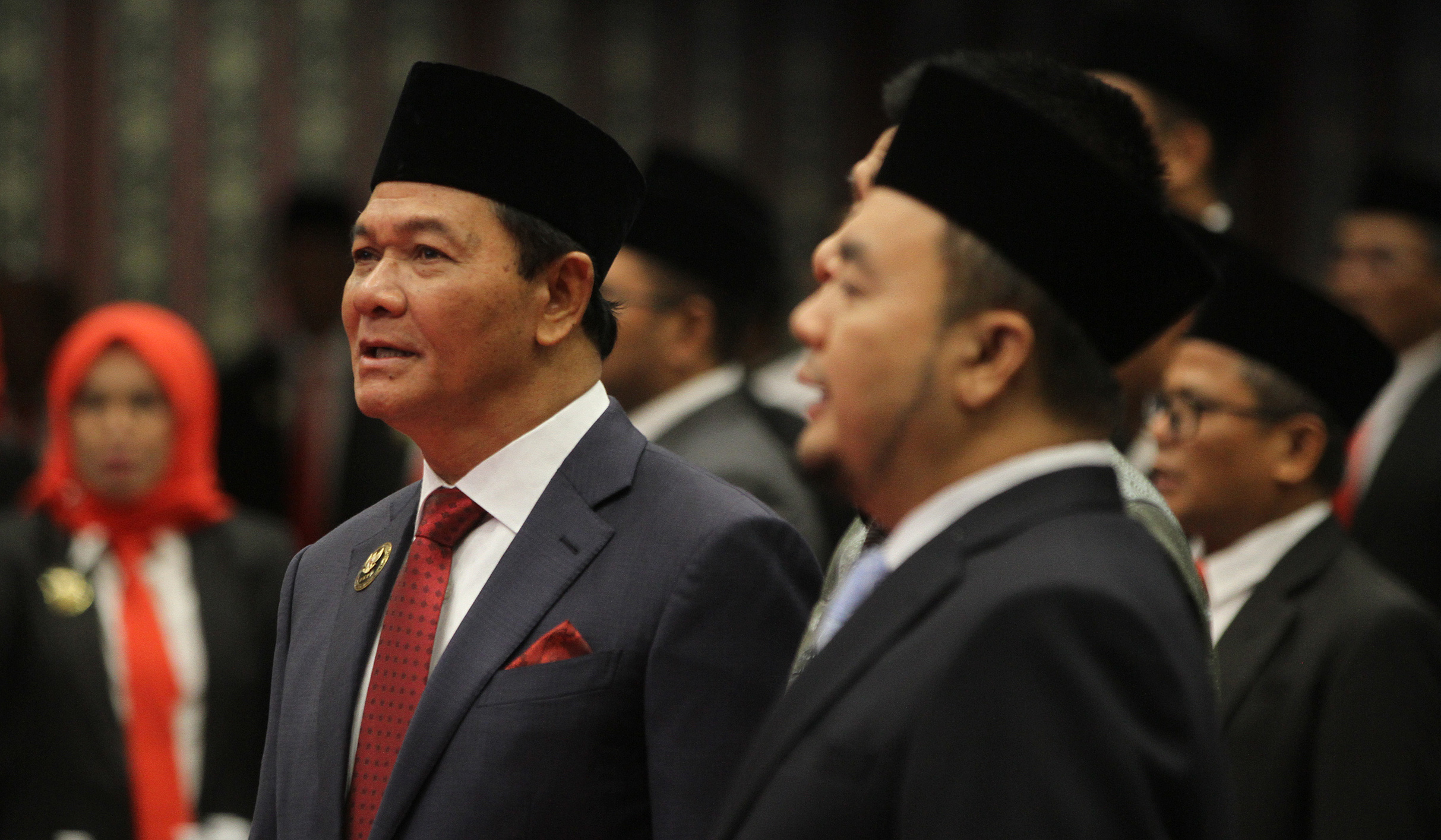 DKPP gelar pelantikan TPD. (Agus Priatna/SinPo.id)