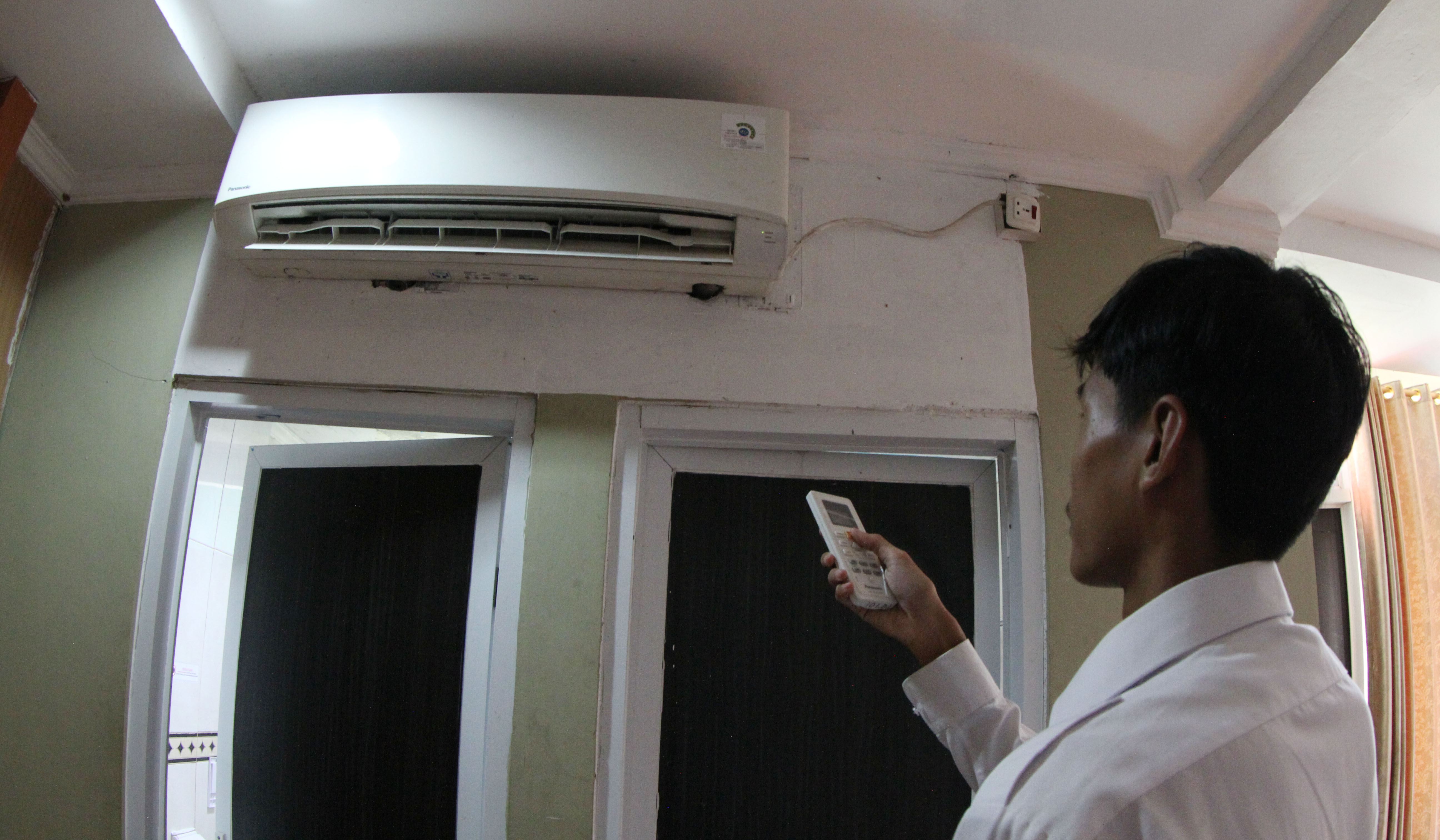 Persiapan asrama Haji Pondok Gede. (Agus Priatna/SinPo.id)