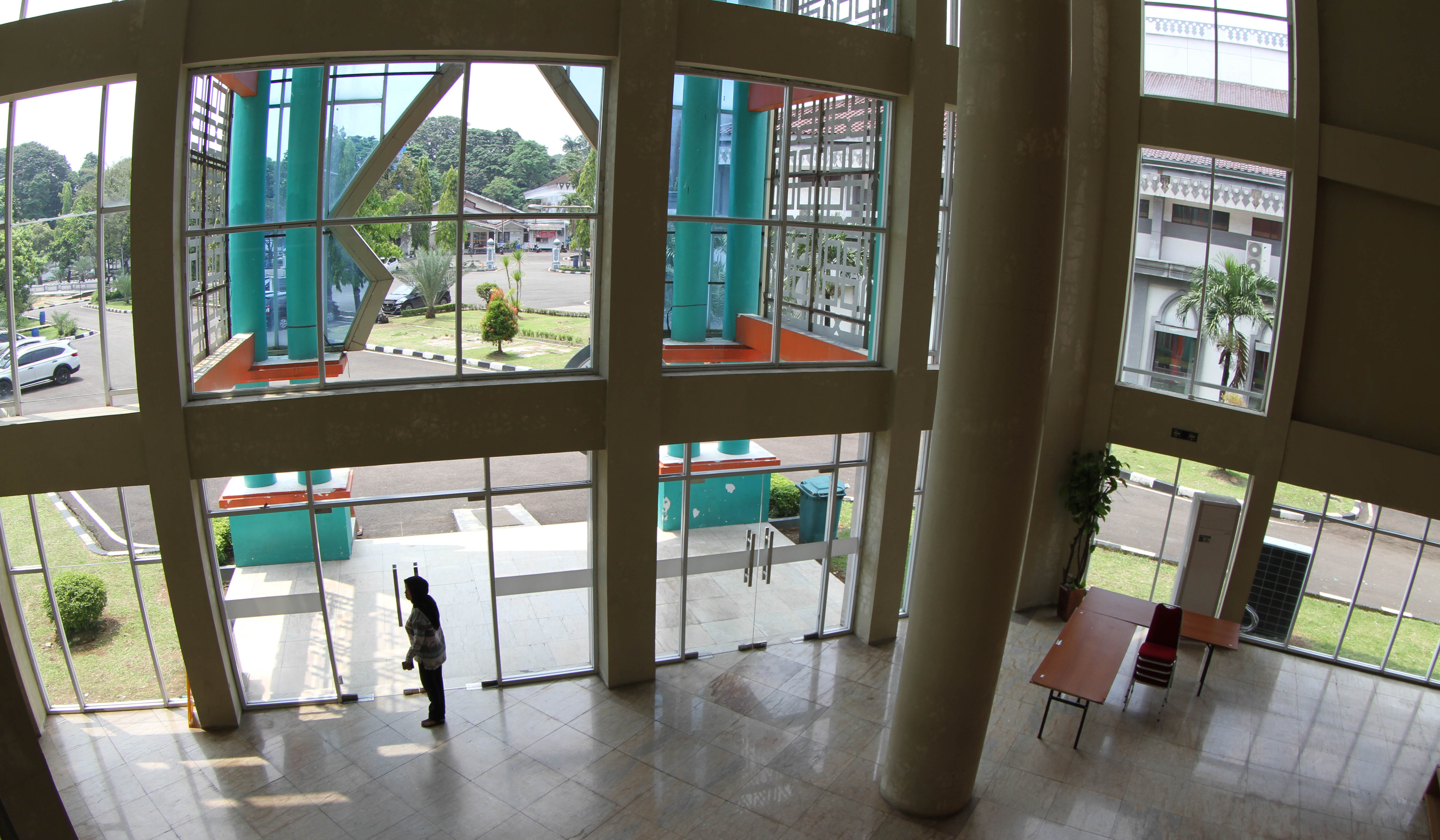 Persiapan asrama Haji Pondok Gede. (Agus Priatna/SinPo.id)