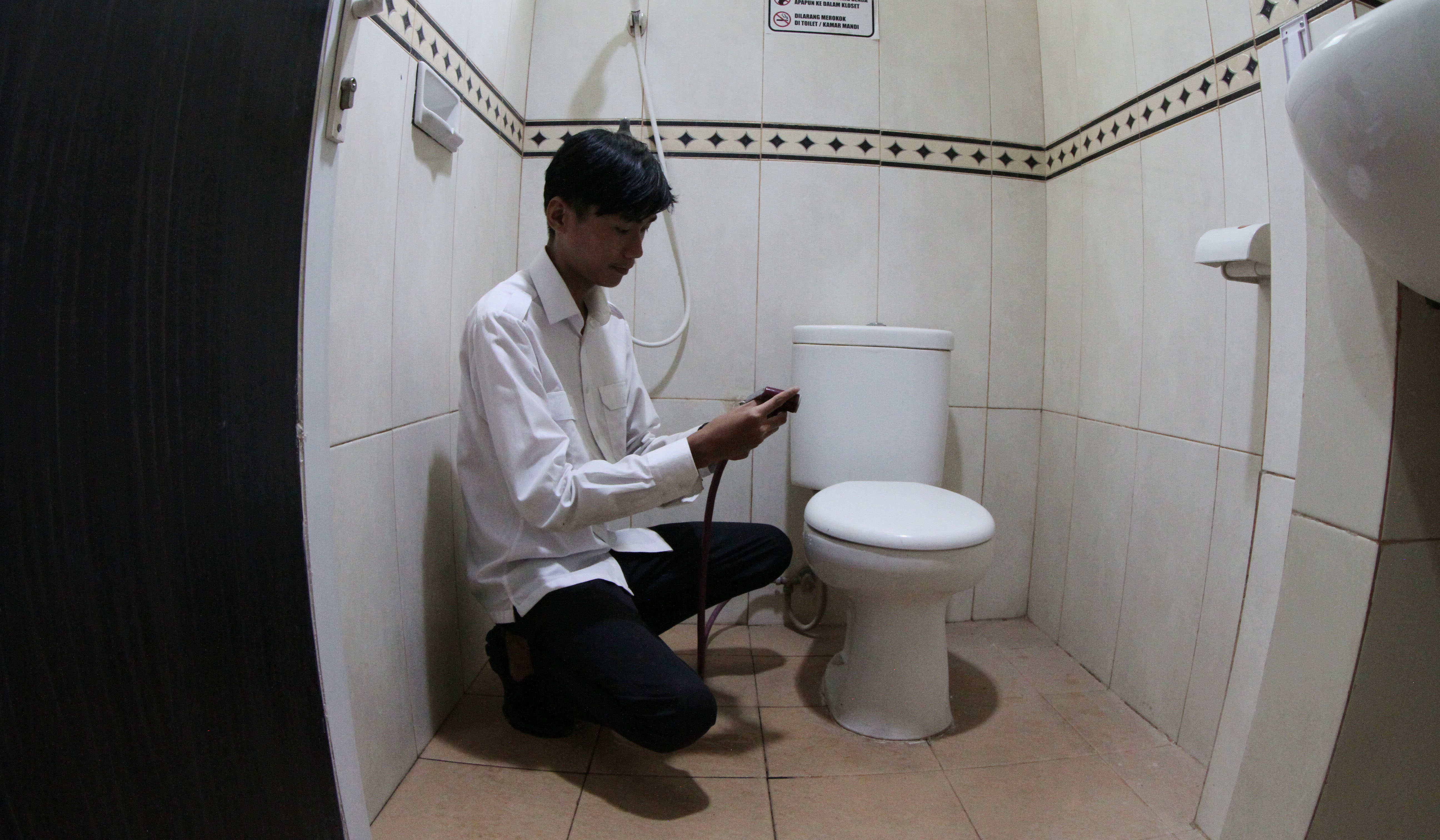 Persiapan asrama Haji Pondok Gede. (Agus Priatna/SinPo.id)