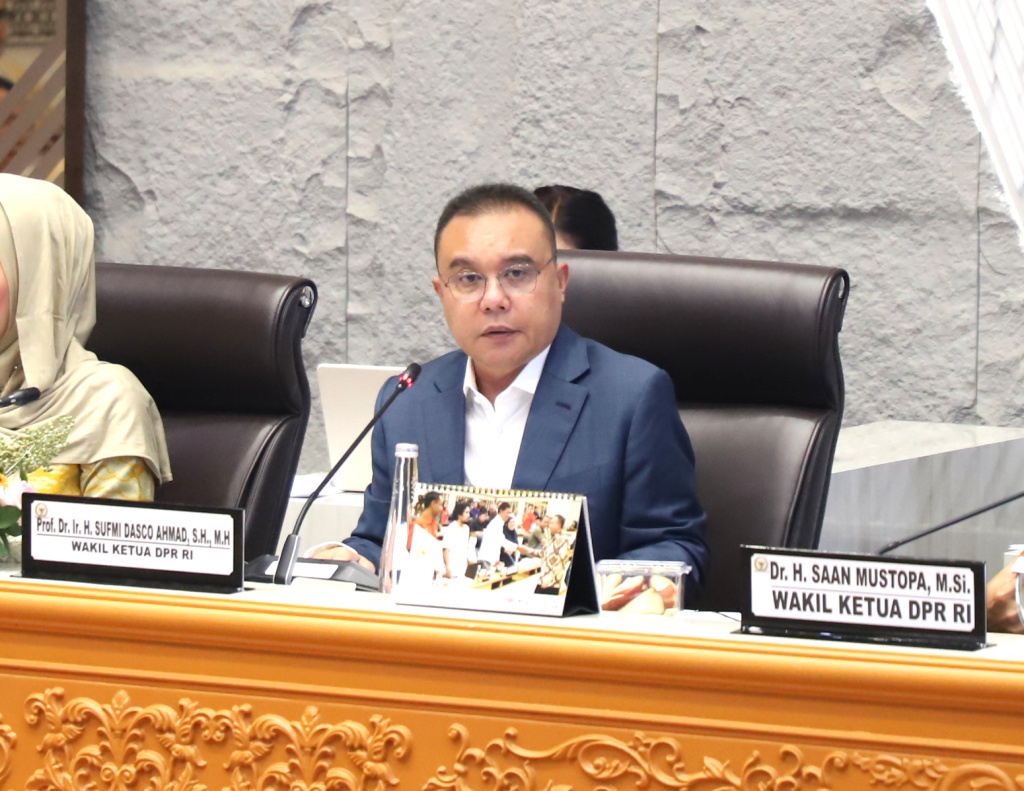 Pimpinan DPR menggelar Rapat konsultasi perbaikan tata kelola jaminan sosial kesehatan terintegrasi (Ashar/SinPo.id)