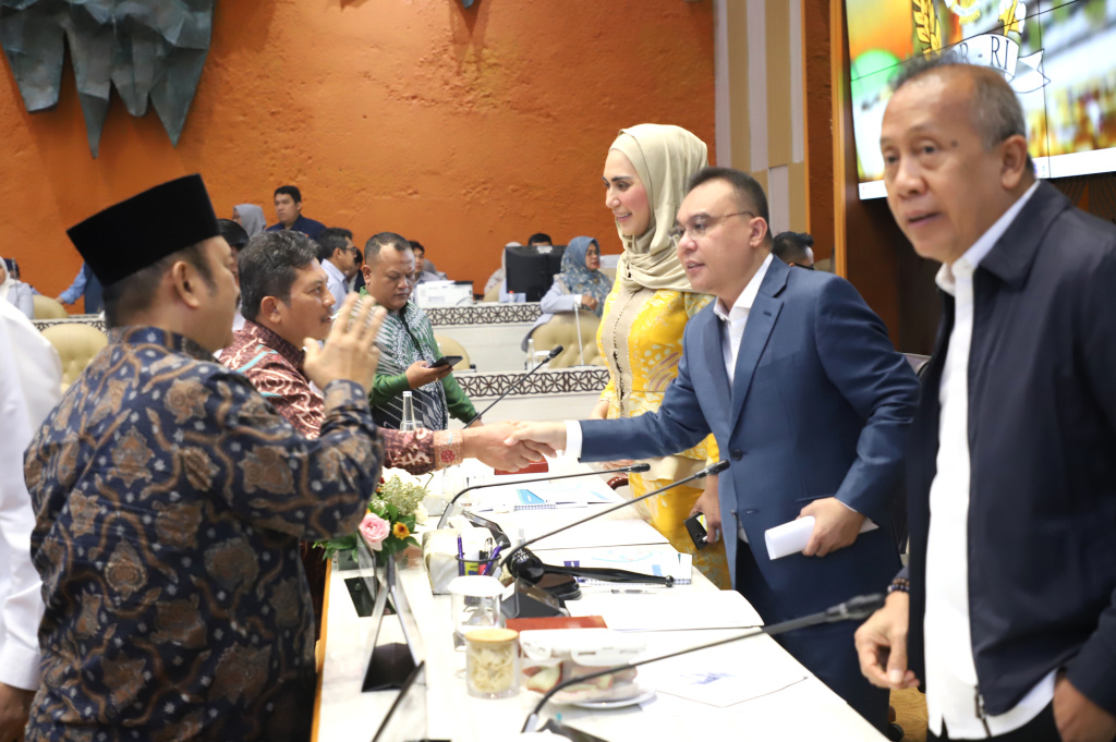 Pimpinan DPR menggelar Rapat konsultasi perbaikan tata kelola jaminan sosial kesehatan terintegrasi (Ashar/SinPo.id)