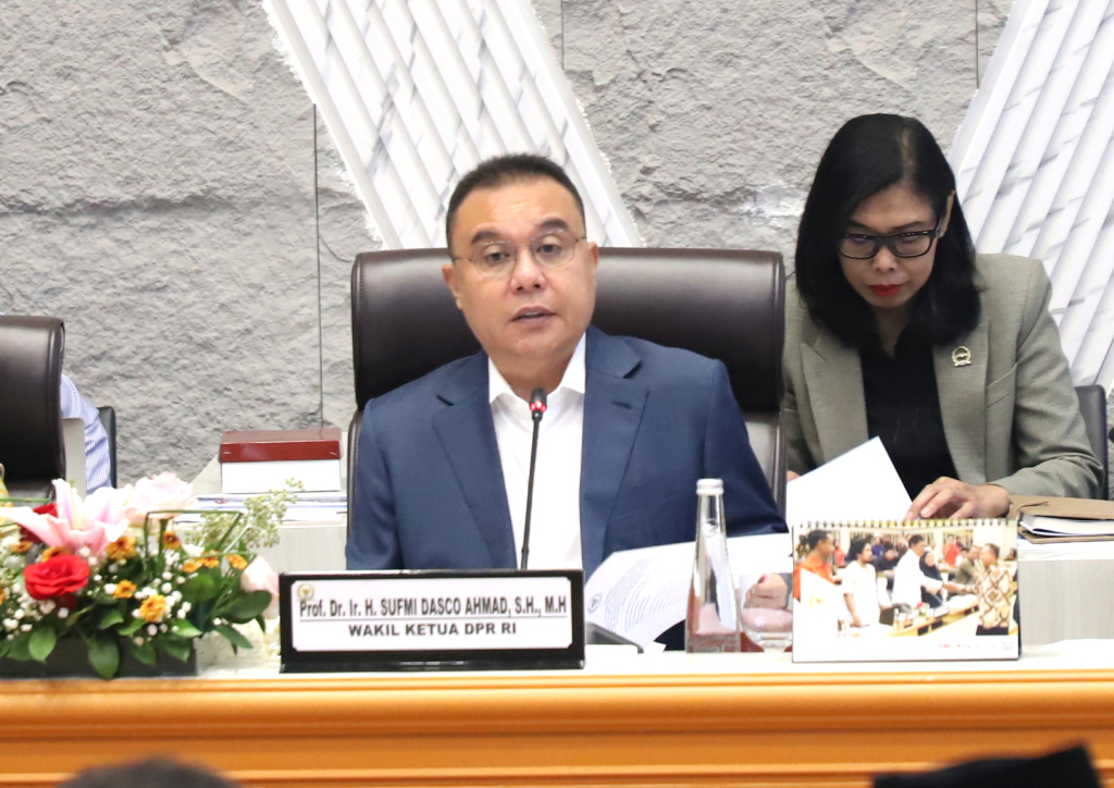 Pimpinan DPR menggelar Rapat konsultasi perbaikan tata kelola jaminan sosial kesehatan terintegrasi (Ashar/SinPo.id)