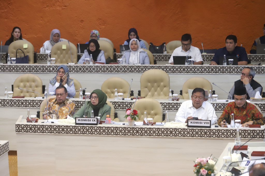 Pimpinan DPR menggelar Rapat konsultasi perbaikan tata kelola jaminan sosial kesehatan terintegrasi (Ashar/SinPo.id)