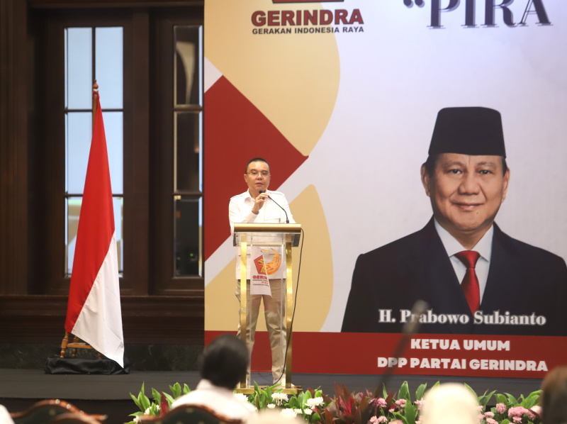 Ketua Harian Gerindra Prof Sufmi Dasco Ahmad menghadiri Rapimnas 2025 PIRA dengan mengusung tema