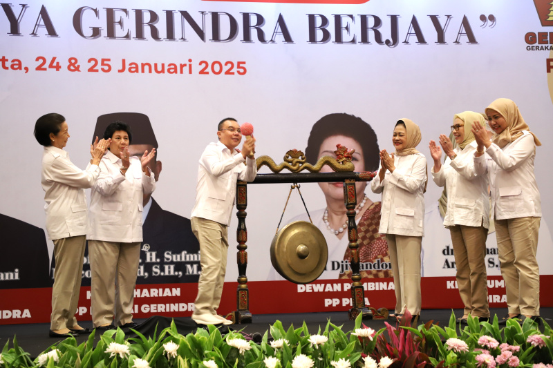 Ketua Harian Gerindra Prof Sufmi Dasco Ahmad menghadiri Rapimnas 2025 PIRA dengan mengusung tema