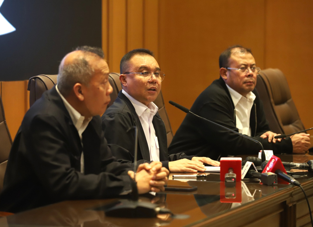 Pimpinan DPR tanggapi 17+8 tuntutan rakyat (Ashar/SinPo.id)