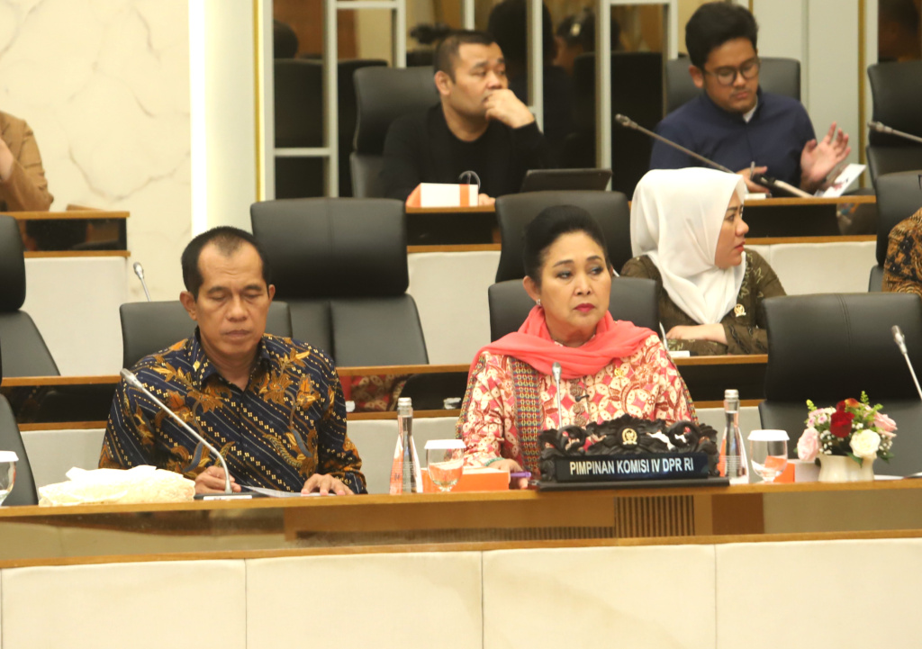Pimpinan DPR Prof Sufmi Dasco menerima audiensi  Koalisi Nasional Reforma Agraria (Ashar/SinPo.id)