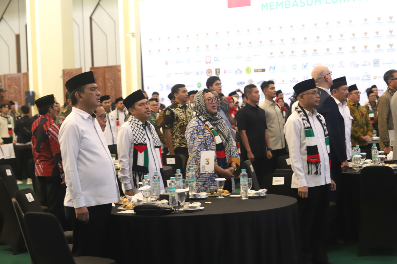 Ketua MPR RI dukung Baznas untuk berikan bantuan kemanusiaan Palestina (Ashar/SinPo.id)