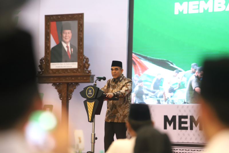 Ketua MPR RI dukung Baznas untuk berikan bantuan kemanusiaan Palestina (Ashar/SinPo.id)