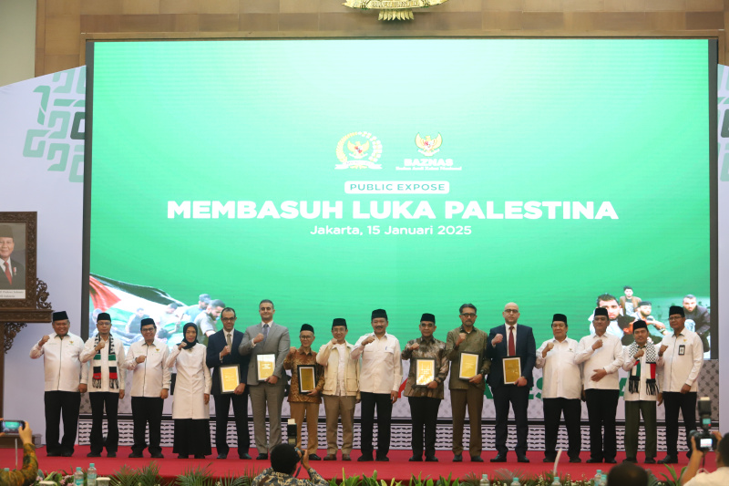 Ketua MPR RI dukung Baznas untuk berikan bantuan kemanusiaan Palestina (Ashar/SinPo.id)