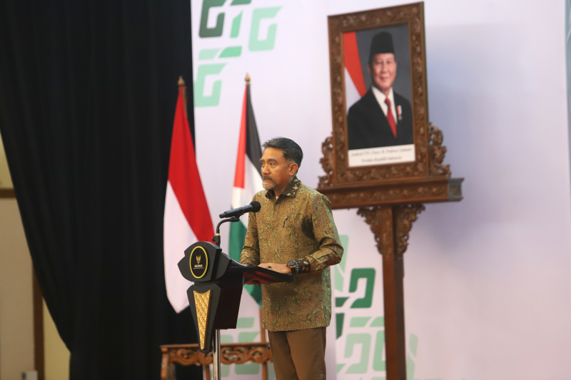 Ketua MPR RI dukung Baznas untuk berikan bantuan kemanusiaan Palestina (Ashar/SinPo.id)