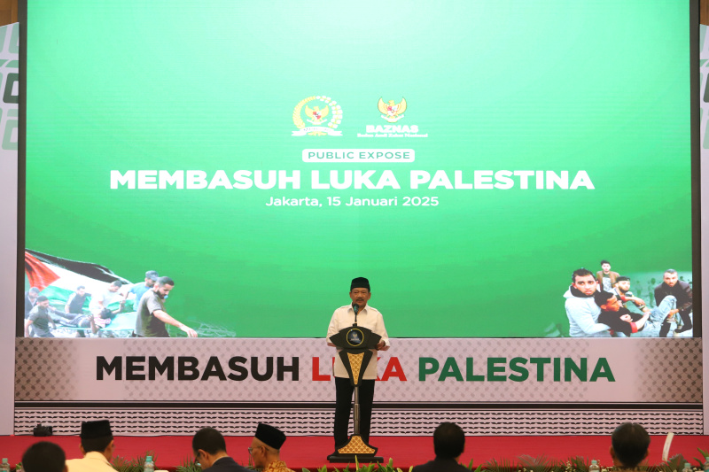 Ketua MPR RI dukung Baznas untuk berikan bantuan kemanusiaan Palestina (Ashar/SinPo.id)