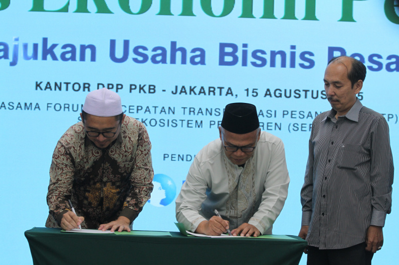 DPP PKB menggelar tadarus ekonomi pesantren untuk memajukan usaha bisnis di pesantren (Ashar/SinPo.id)