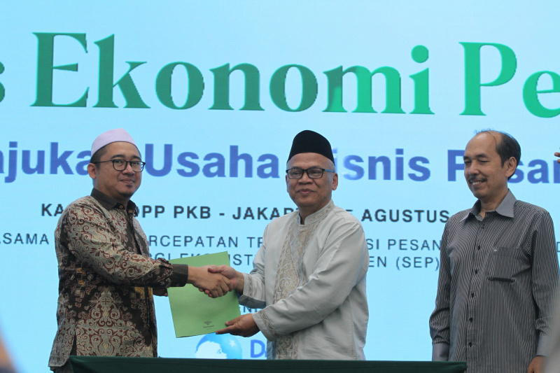 DPP PKB menggelar tadarus ekonomi pesantren untuk memajukan usaha bisnis di pesantren (Ashar/SinPo.id)