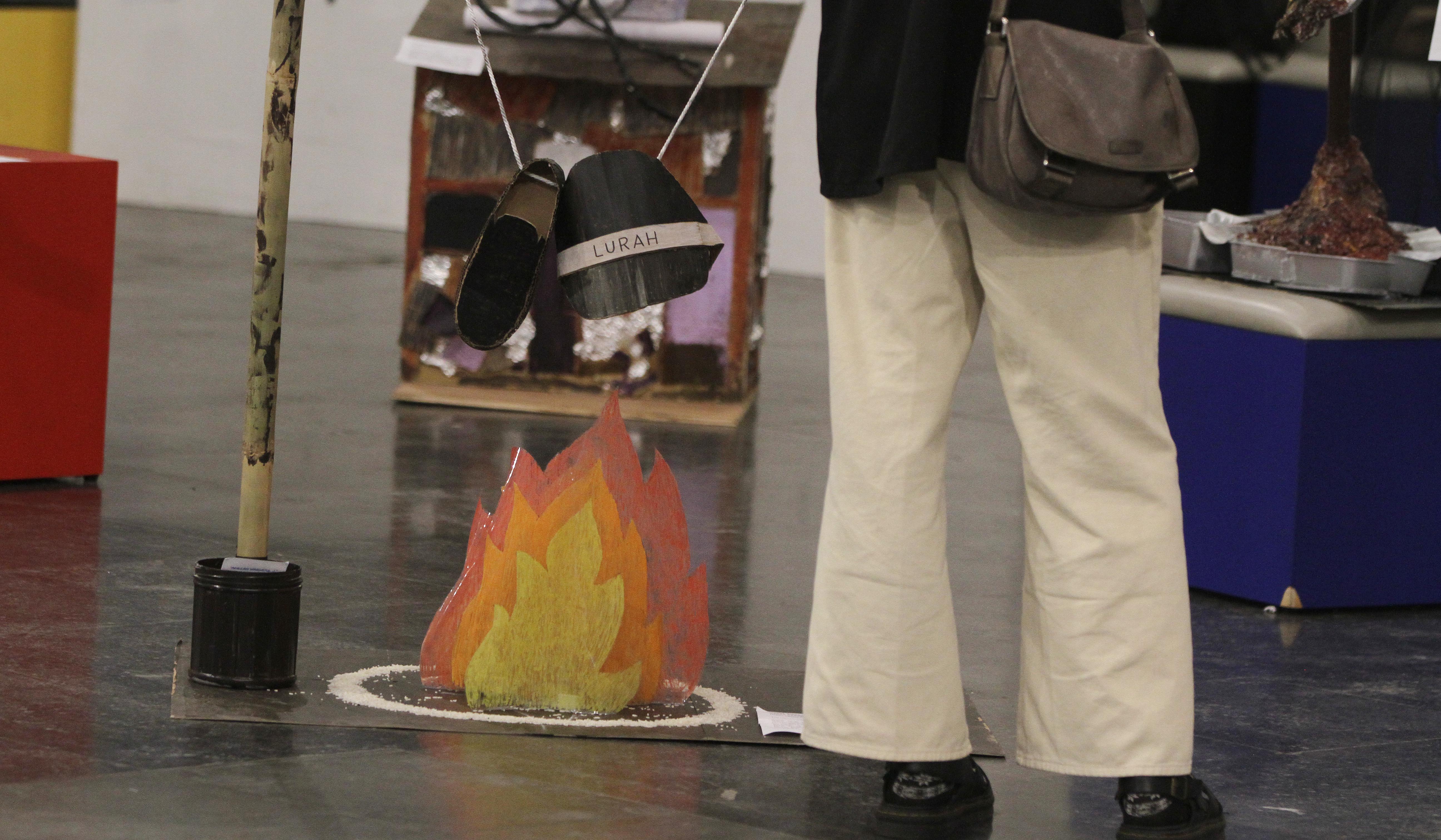 Muhaimin Iskandar, saat menghadiri art festival ‘Kola Karya’ di Pos Bloc, Jakarta. (Agus Priatna/SinPo.id)