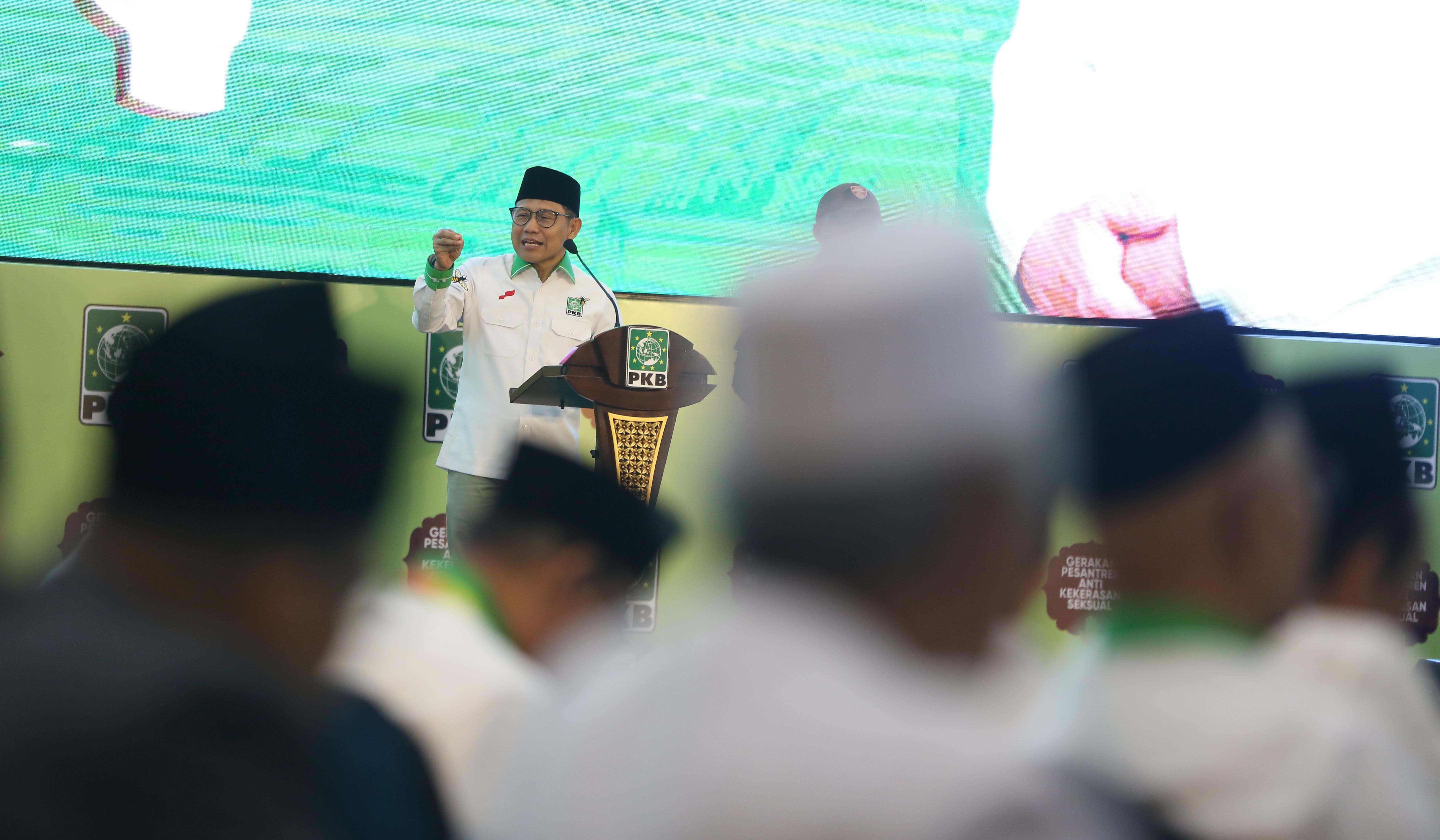 PKB gelar temu nasional pondok pesantren. (Agus Priatna/SinPo.id)