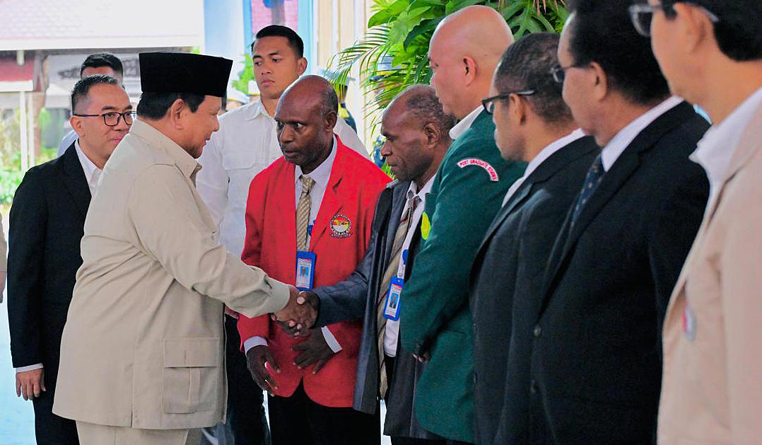 Prabowo undang 1.200 Rektor-Guru Besar ke Istana Negara. (Agus Priatna/SinPo.id/BPMI Setpres)