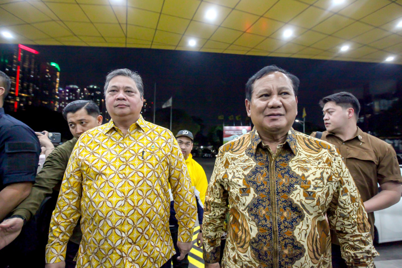 Koalisi Indonesia Maju yang Dipimpin oleh Prabowo melakukan pertemuan untuk membentuk tim pakar tugas program-program jika nanti Prabowo terpilih sebagai Presiden 2024 (Ashar/SinPo.id)