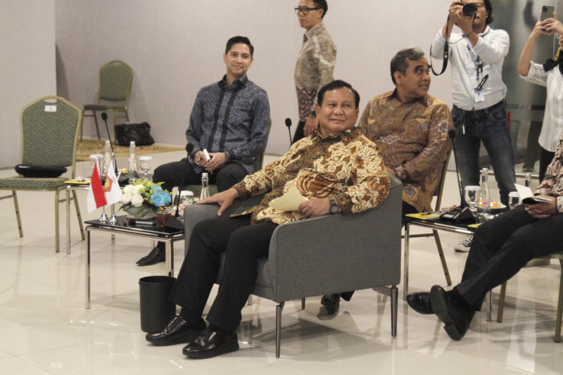 Koalisi Indonesia Maju yang Dipimpin oleh Prabowo melakukan pertemuan untuk membentuk tim pakar tugas program-program jika nanti Prabowo terpilih sebagai Presiden 2024 (Ashar/SinPo.id)