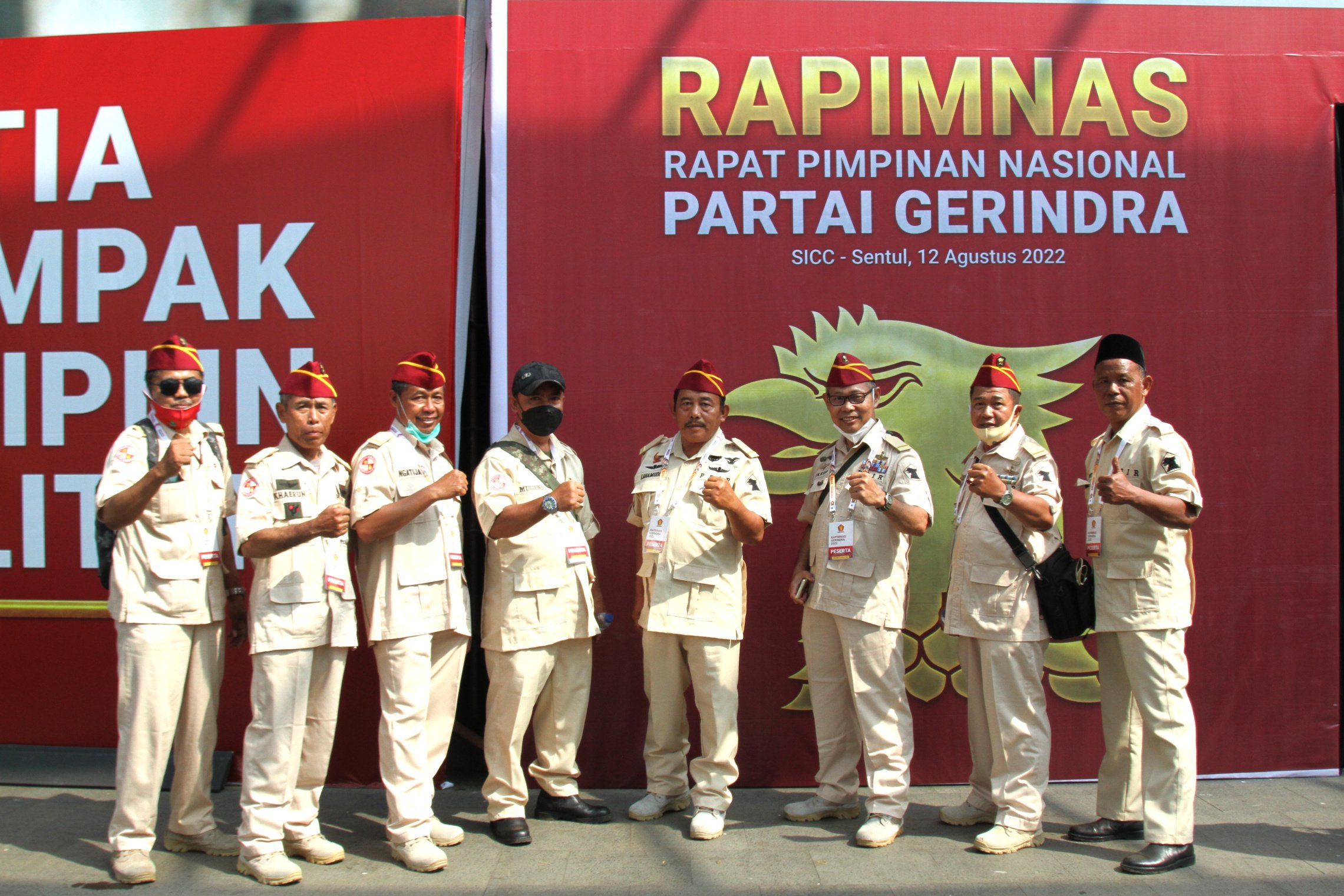 Ketua Umum Gerindra Prabowo Subianto Buka Rapimnas Gerindra 2022 (Ashar/SinPo.id)