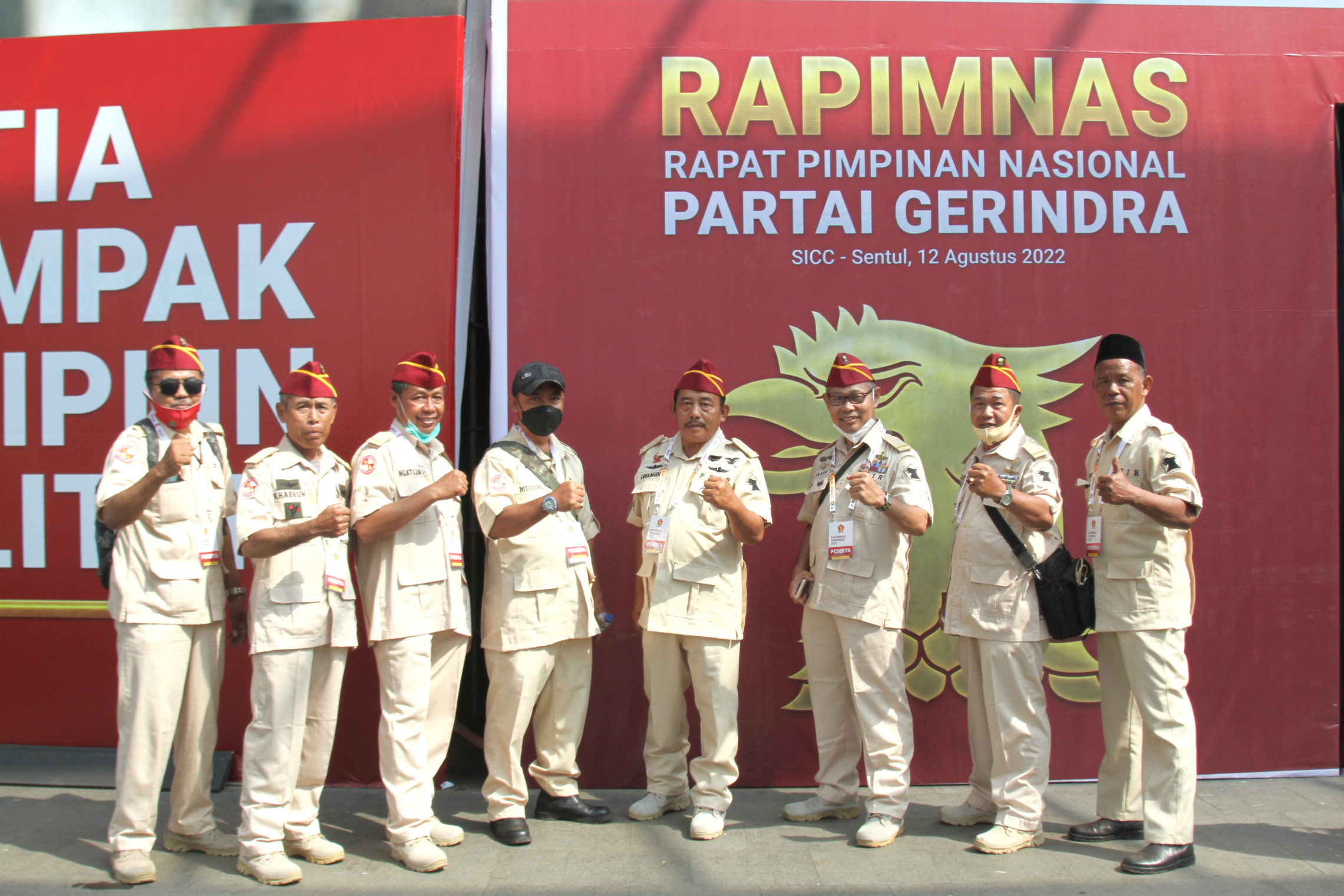 Ketua Umum Gerindra Prabowo Subianto Buka Rapimnas Gerindra 2022 (Ashar/SinPo.id)