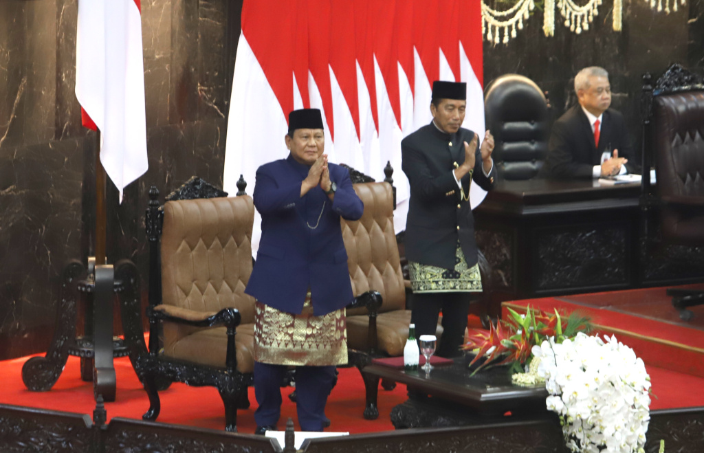 Prabowo-Gibran resmi menjadi Presiden ke-8 dan Wapres RI usai dilantik oleh MPR RI (Ashar/SinPo.id)