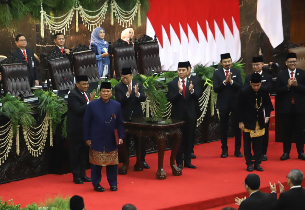 Prabowo-Gibran resmi menjadi Presiden ke-8 dan Wapres RI usai dilantik oleh MPR RI (Ashar/SinPo.id)