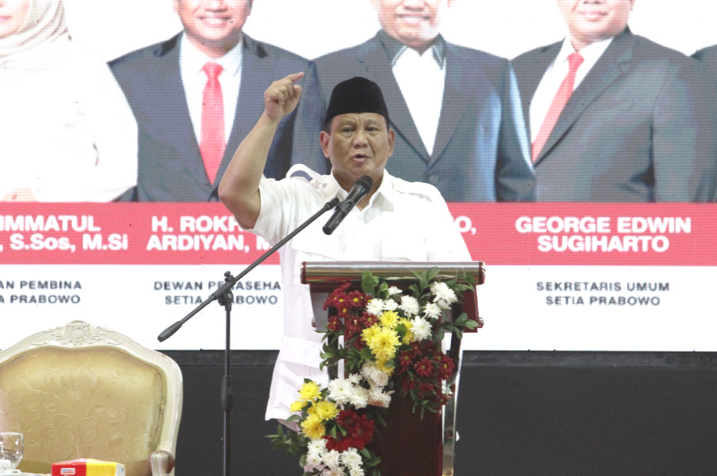 Prabowo Hadiri Deklarasi Relawan Setia Prabowo Sinpo Id