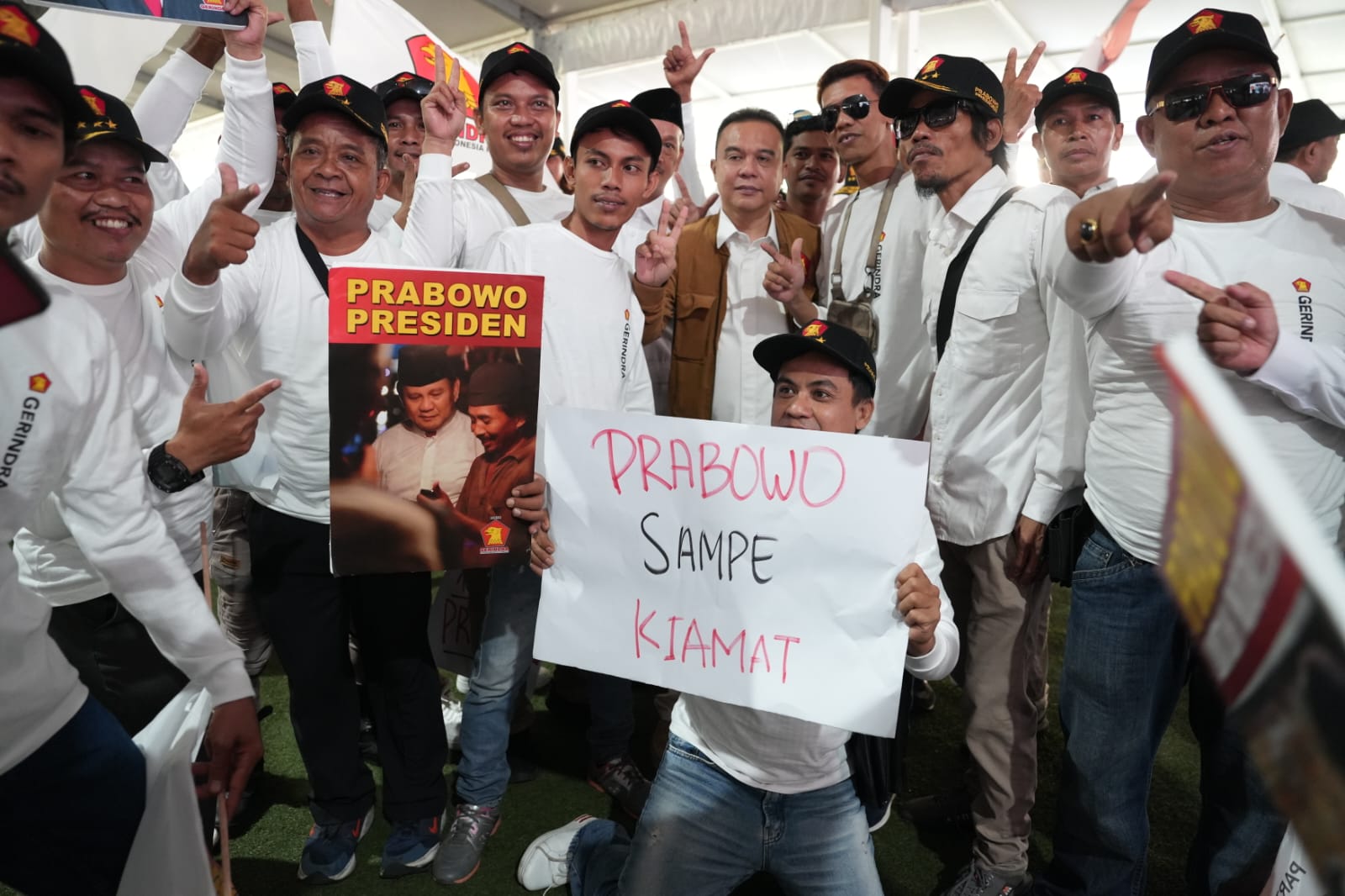 Ketua Umum Partai Gerindra Prabowo Subianto menghadiri acara Konsolidasi Akbar Kader Gerindra Tanggerang Raya (Ashar/SinPo.id)