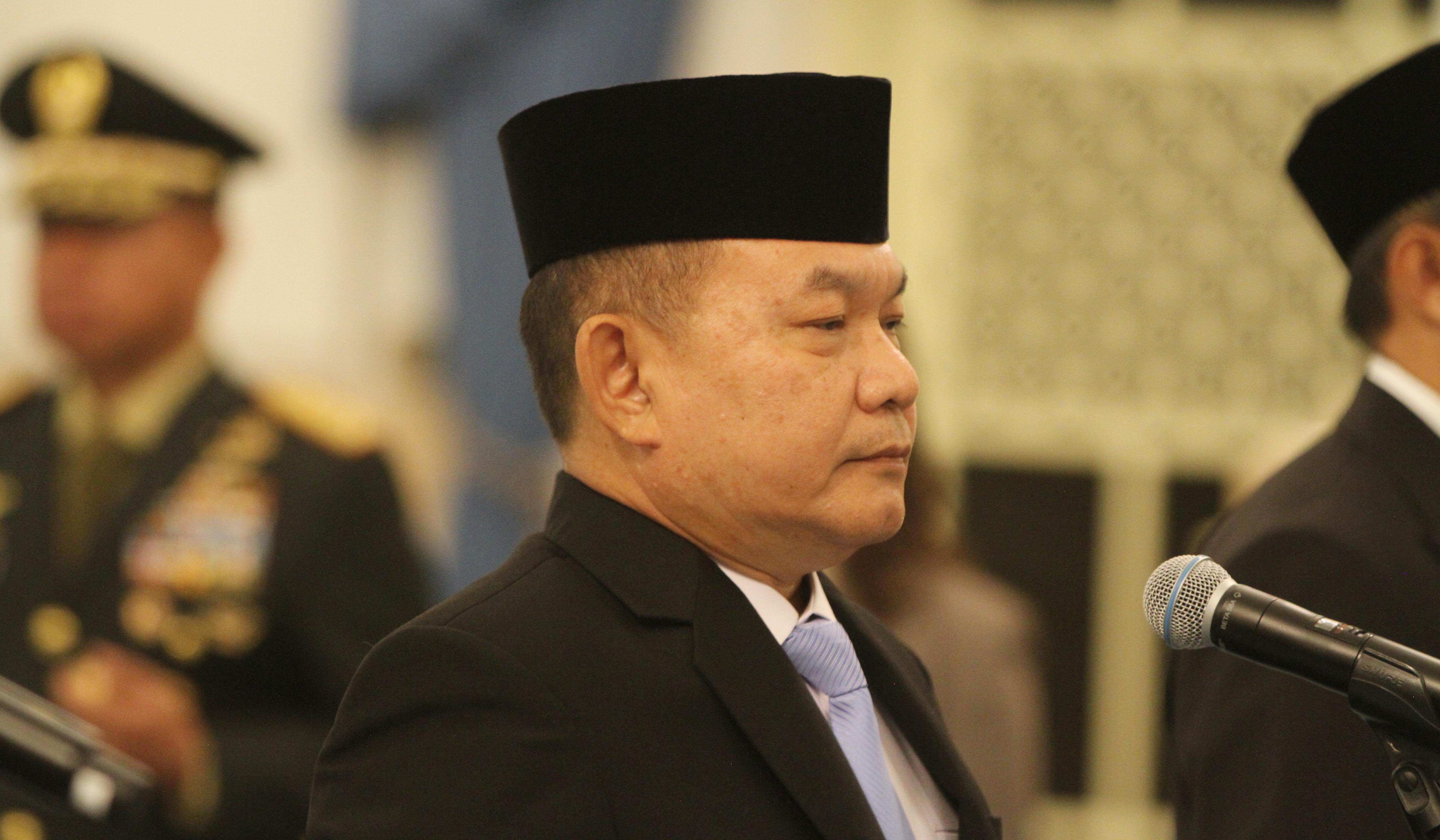 Presiden Prabowo lantik Dudung Abdurachman jadi KSP. (Agus Priatna/SinPo.id)