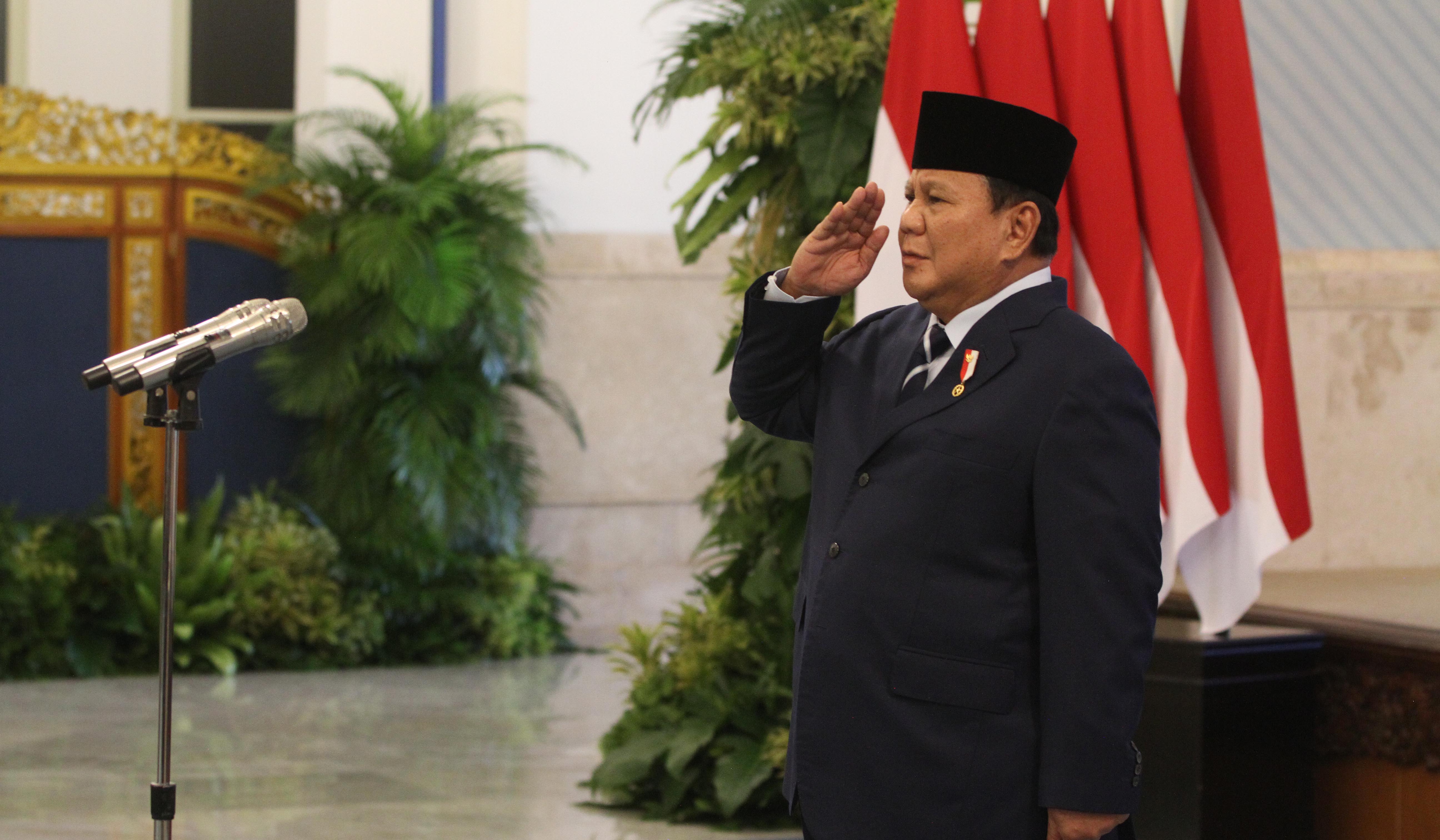 Presiden Prabowo lantik Dudung Abdurachman jadi KSP. (Agus Priatna/SinPo.id)
