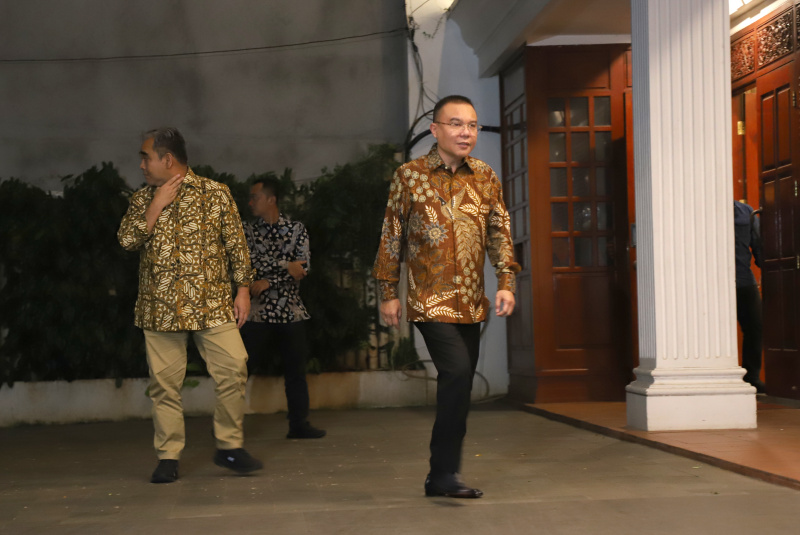 Prabowo sambut baik Perindo bergabung di Koaly Indonesia Maju (Ashar/SinPo.id)