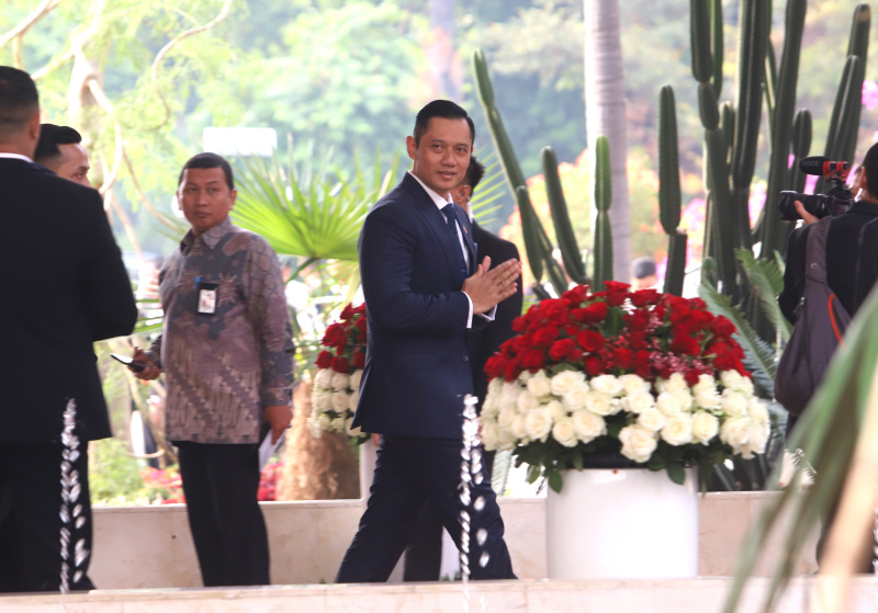 Presiden Jokowi hadir dalam sidang tahunan bersama dan menyampaikan pidato kenegaraan di Gedung Kura-Kura Nusantara (Ashar/SinPo.id)