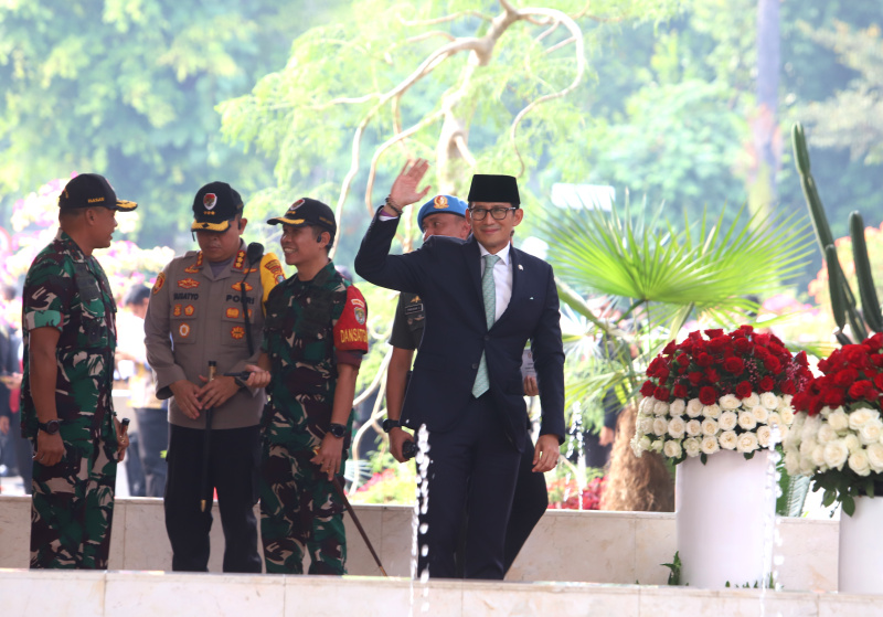 Presiden Jokowi hadir dalam sidang tahunan bersama dan menyampaikan pidato kenegaraan di Gedung Kura-Kura Nusantara (Ashar/SinPo.id)