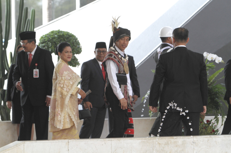 Presiden Joko Widodo hadiri sidang tahunan MPR RI, DPR RI, DPD RI (Ashar/SinPo.id)