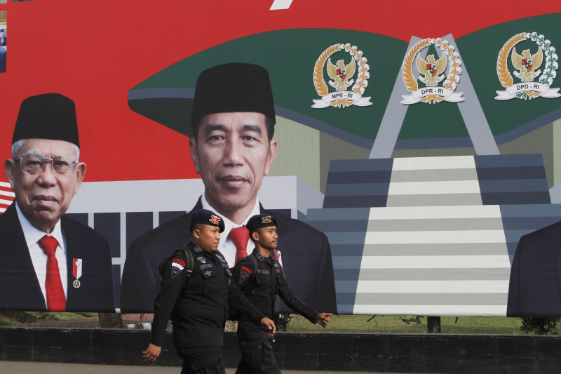 Presiden Joko Widodo hadiri sidang tahunan MPR RI, DPR RI, DPD RI (Ashar/SinPo.id)