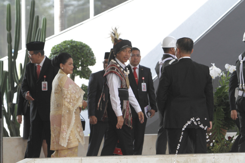 Presiden Joko Widodo hadiri sidang tahunan MPR RI, DPR RI, DPD RI (Ashar/SinPo.id)