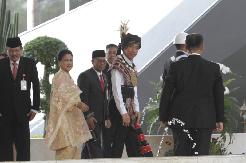 Presiden Joko Widodo hadiri sidang tahunan MPR RI, DPR RI, DPD RI (Ashar/SinPo.id)