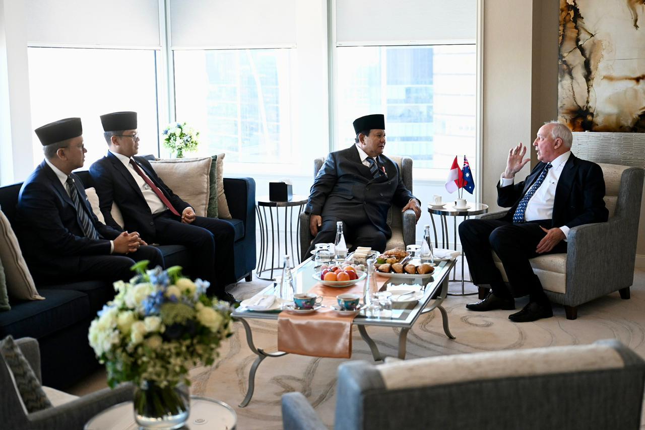 Presiden Prabowo melakukan kunjungan kenegaraan bertemu PM Australia Anthony Albanese untuk membahas kerjasama Indo-Pasifik (Ashar/Foto: BiroSetpres/SinPo.id)