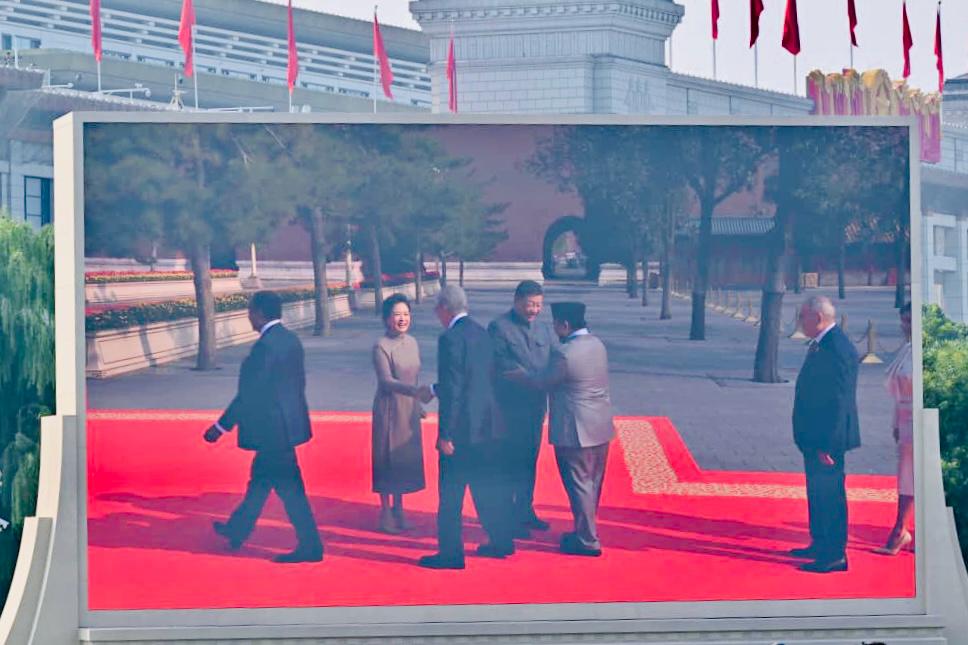 Presiden Prabowo bertemu Presiden China Xi JinPing membahas kerja sama Giant Sea Wall (Ashar/Foto:BiroSetpres/SinPo.id)