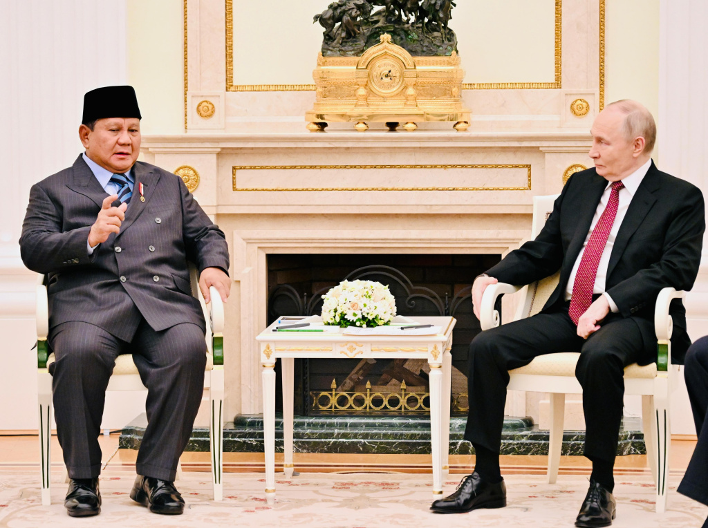 Presiden Prabowo Subianto bertemu Presiden Federasi Rusia Vladimir Putin di Kremlin (Ashar/Foto: BiroSetpres/SinPo.id)