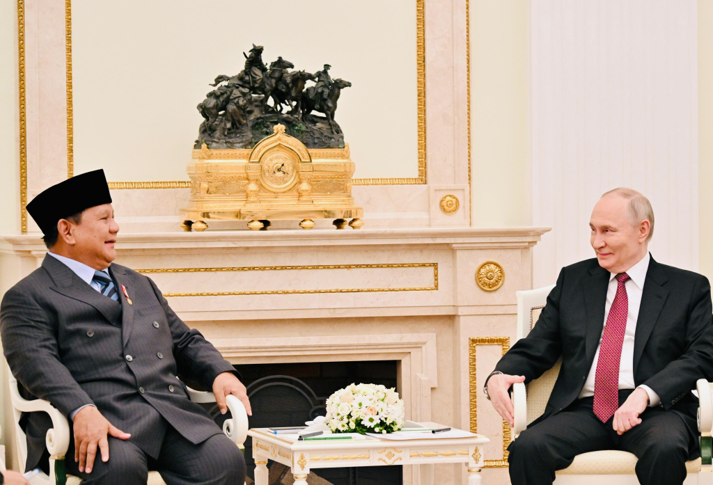 Presiden Prabowo Subianto bertemu Presiden Federasi Rusia Vladimir Putin di Kremlin (Ashar/Foto: BiroSetpres/SinPo.id)