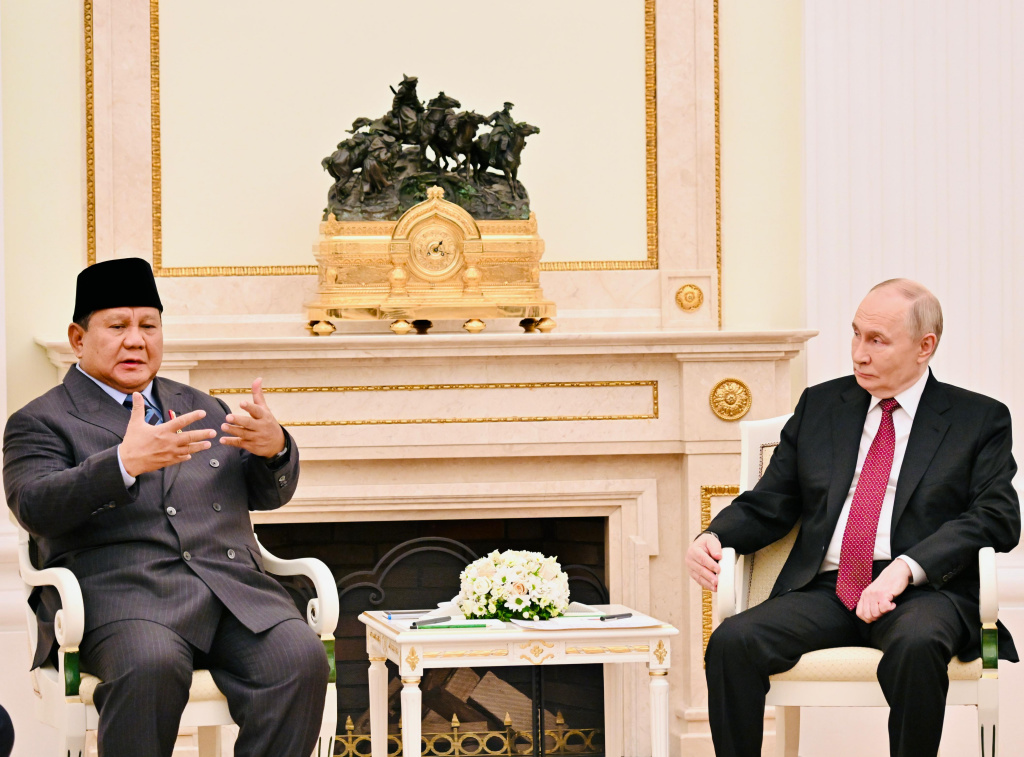 Presiden Prabowo Subianto bertemu Presiden Federasi Rusia Vladimir Putin di Kremlin (Ashar/Foto: BiroSetpres/SinPo.id)