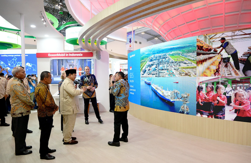 Presiden Prabowo resmi membuka membuka Indonesian Petroleum Association Convention and Exhibition (IPA Convex) ke-49 di ICE BSD (Ashar/Foto:BiroSetpres)