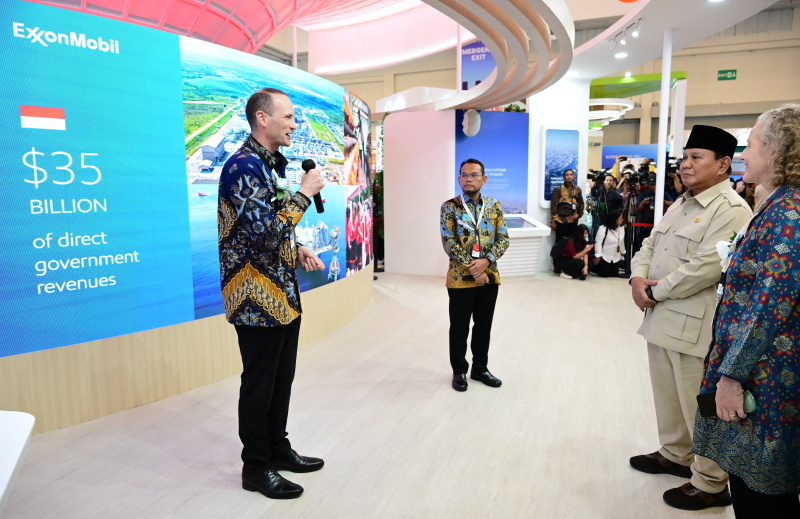 Presiden Prabowo resmi membuka membuka Indonesian Petroleum Association Convention and Exhibition (IPA Convex) ke-49 di ICE BSD (Ashar/Foto:BiroSetpres)