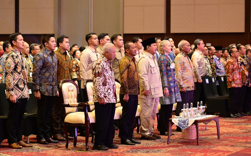 Presiden Prabowo resmi membuka membuka Indonesian Petroleum Association Convention and Exhibition (IPA Convex) ke-49 di ICE BSD (Ashar/Foto:BiroSetpres)