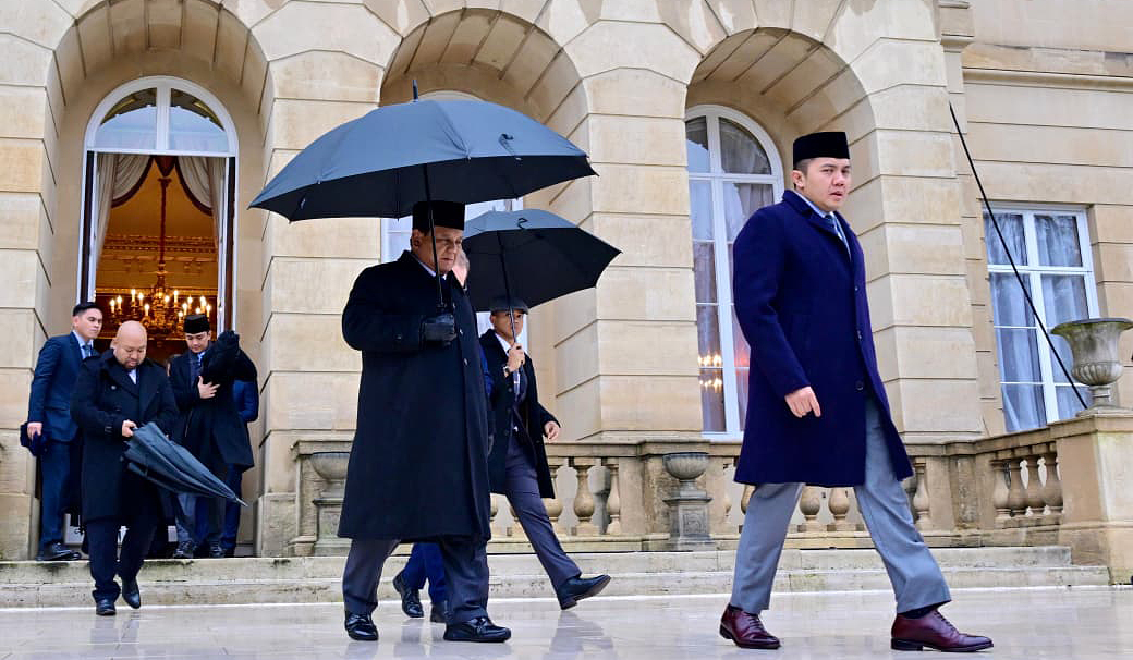 Presiden Prabowo, saat bertemu dengan Raja Inggris Charles III. (Agus Priatna/SinPo.id/BPMI Setpres)